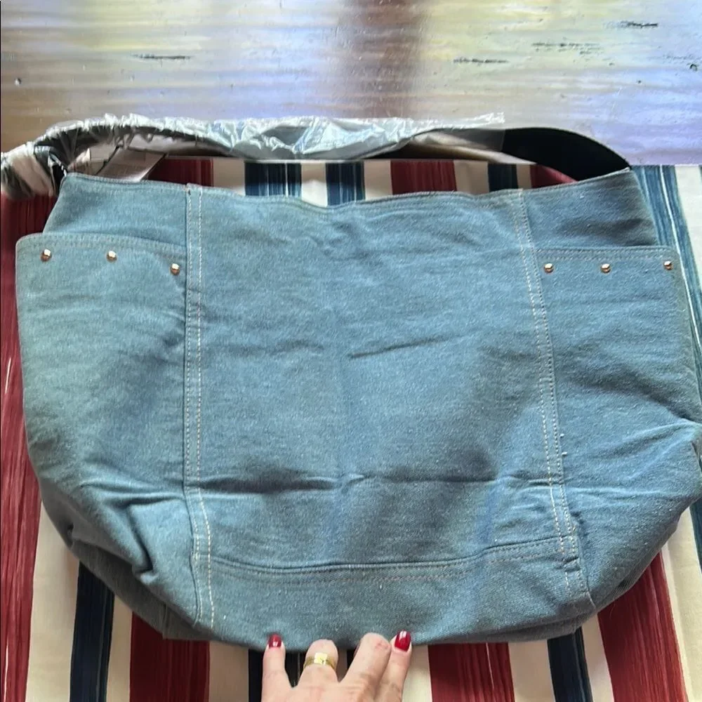 Victoria's Secret Blue Tote Bag NWT